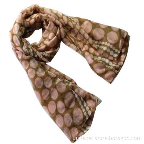 Printed Scarf, Suitable for Women, Customized Designs and Logos are Accepted